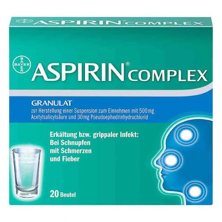 Aspirin Complex Beutel gegen Erkältung (20 Stk)