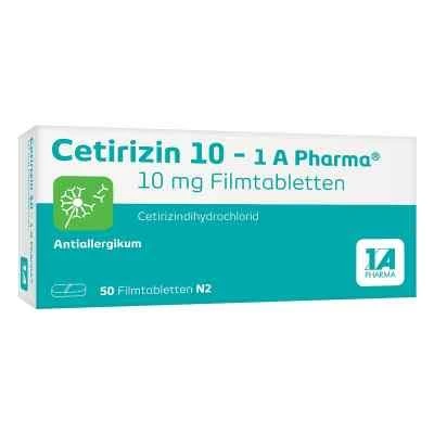 Cetirizin 10 mg 1A Pharma Allergie (50 Stk)
